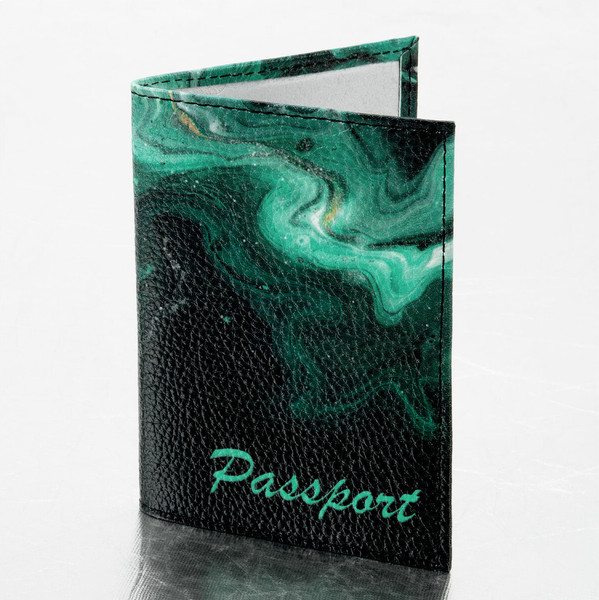 Изображение товара Обложка на паспорт Brauberg Дым / 238869 (черный)