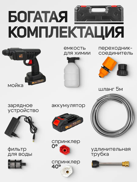 Изображение товара Мойка высокого давления Forstime FT-PG001 (62610)