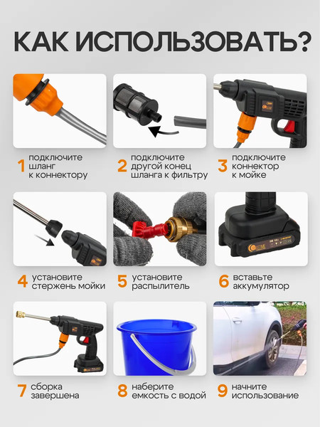 Изображение товара Мойка высокого давления Forstime FT-PG001 (62610)