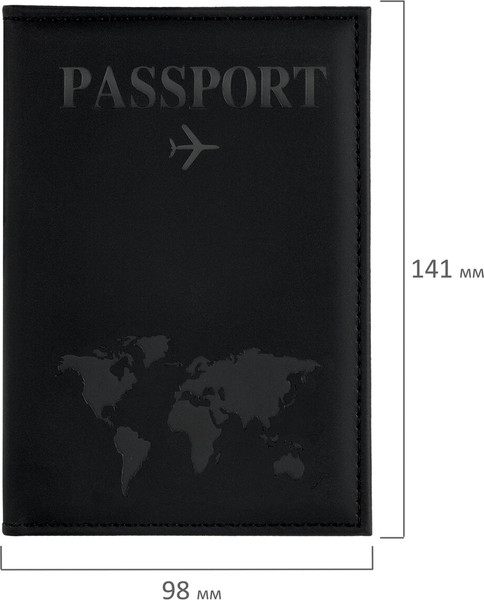 Изображение товара Обложка на паспорт Staff Passport Map / 238760 (черный)