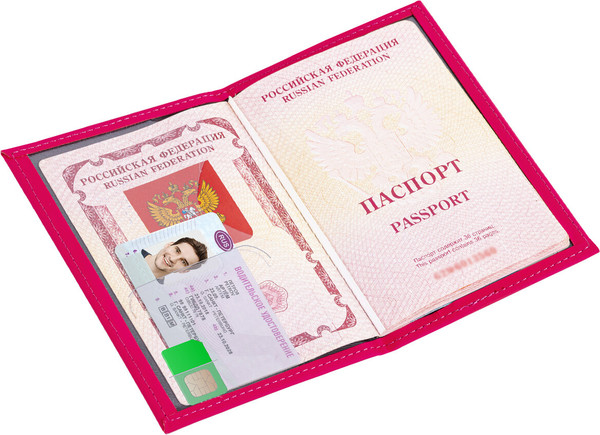 Изображение товара Обложка на паспорт Staff Passport Map / 238761 (малиновый)