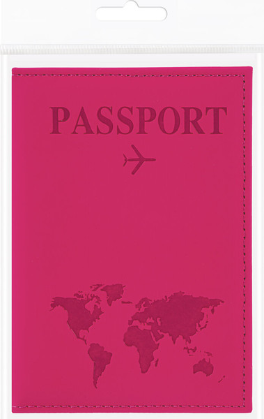 Изображение товара Обложка на паспорт Staff Passport Map / 238761 (малиновый)
