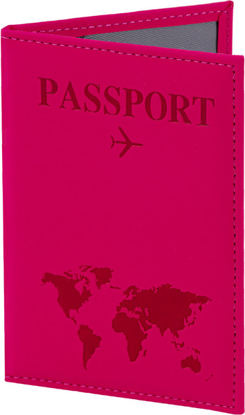 Изображение товара Обложка на паспорт Staff Passport Map / 238761 (малиновый)