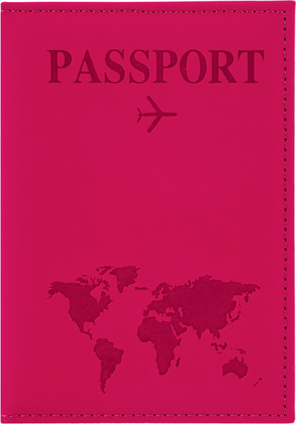 Изображение товара Обложка на паспорт Staff Passport Map / 238761 (малиновый)