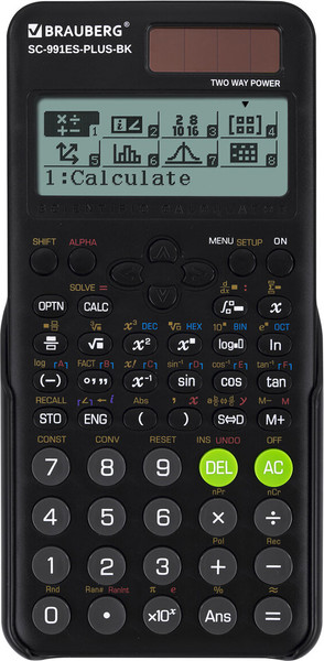 Изображение товара Калькулятор Brauberg SC-991ES-Plus-BK / 272651 (черный)