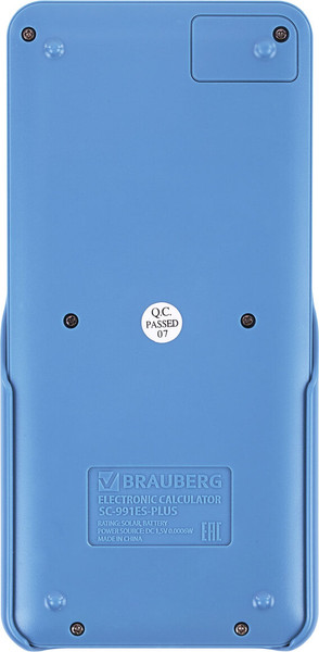 Изображение товара Калькулятор Brauberg SC-991ES-Plus-BU / 272653 (голубой)