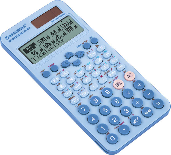 Изображение товара Калькулятор Brauberg SC-991ES-Plus-BU / 272653 (голубой)