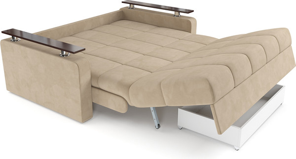 Изображение товара Диван Mebel-Ars Аккордеон Бакли НПБ 140x200 (Vivaldi бежевый)