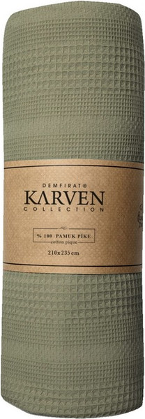 Изображение товара Покрывало Karven Pure Simple Пике Евро 210x235 / PL989 Haki