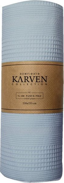 Изображение товара Покрывало Karven Pure Simple Пике Евро 210x235 / PL989 Mavi