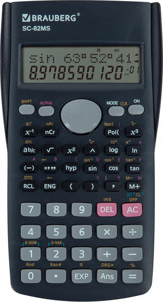 Изображение товара Калькулятор Brauberg SC-82MS / 271721 (темно-синий)