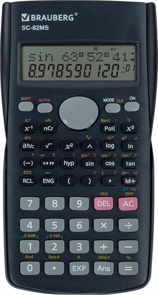 Изображение товара Калькулятор Brauberg SC-82MS / 271721 (темно-синий)
