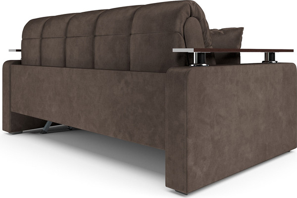 Изображение товара Диван Mebel-Ars Аккордеон Бакли НПБ 140x200 (бархат шоколадный Star Velvet 60 Coffee)