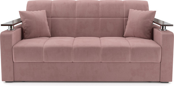 Изображение товара Диван Mebel-Ars Аккордеон Бакли НПБ 180x200 (велюр пудра НВ-178/18)