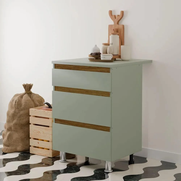 Изображение товара Шкаф-стол кухонный Dipriz Малага / Д.70097.1 (зеленый самшит)