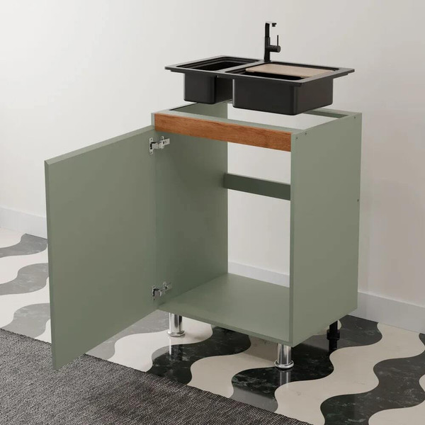 Изображение товара Шкаф под мойку Dipriz Малага / Д.70099.1 (зеленый самшит)