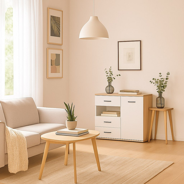 Изображение товара Тумба Мебель-Класс Виттен (белый/дуб сонома)