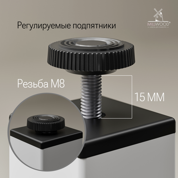 Изображение товара Обеденный стол Millwood Леон 140х70 (белый/белый)