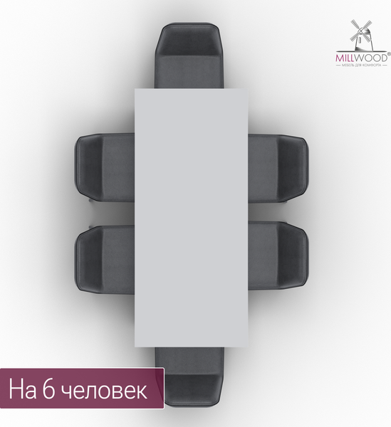 Изображение товара Обеденный стол Millwood Леон 160х70 (белый/белый)