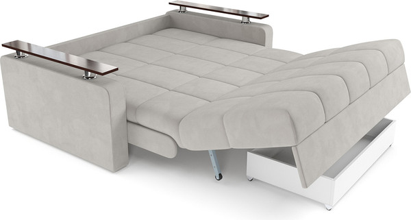 Изображение товара Диван Mebel-Ars Аккордеон Бакли НПБ 155x200 (Cabrio 02 бежевый)