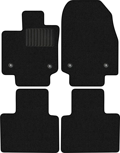 Изображение товара Комплект ковриков для авто Alicosta 2361_1_PR-6 для Lexus RX350h V SUV 2022-н.в. (ворс, черный)