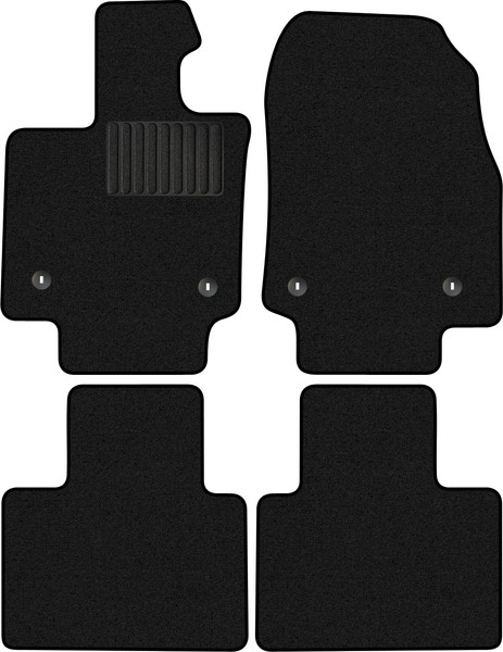 Изображение товара Комплект ковриков для авто Alicosta 2362_1_PR-6 для Lexus RX350L IV SUV/AL20 2019-н.в. (ворс, черный)