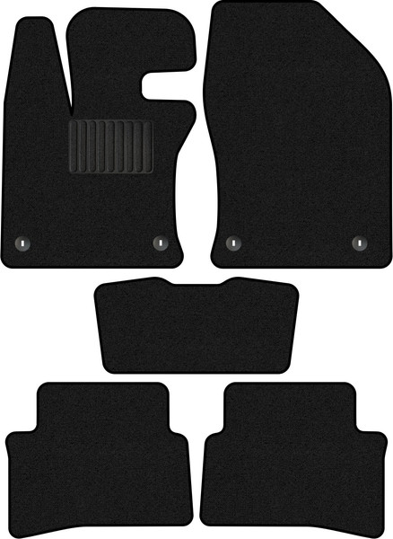 Изображение товара Комплект ковриков для авто Alicosta 2366_1_PR-6 для Lexus UX200 SUV/MZAA10 2018-н.в. (ворс, черный)