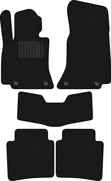 Изображение товара Комплект ковриков для авто Alicosta 2370_1_PR-6 для Mercedes-Benz C-Class V седан/W206 Long (ворс, черный)
