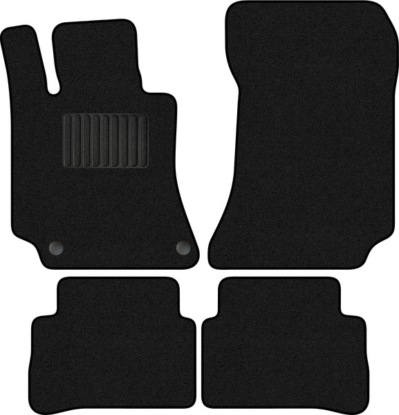 Изображение товара Комплект ковриков для авто Alicosta 0783_1_PR-6 для Mercedes-Benz CLS-Class II седан/C218 (ворс, черный)