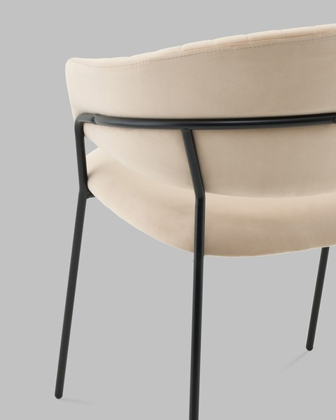 Изображение товара Стул Stool Group Бруно / AV 433-H06-08 (велюр кремовый)