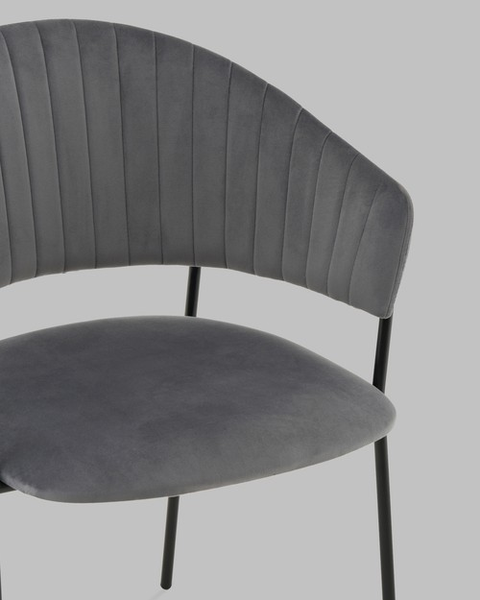 Изображение товара Стул Stool Group Бруно / AV 433-H15-08 (велюр серый)