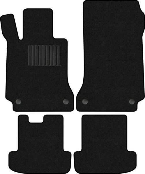 Изображение товара Комплект ковриков для авто Alicosta 0785_1_PR-6 для Mercedes-Benz E-Class IV купе/C207 (ворс, черный)