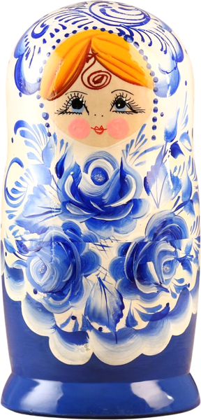Изображение товара Матрешка сувенирная Sima-Land Гжель / 3440230
