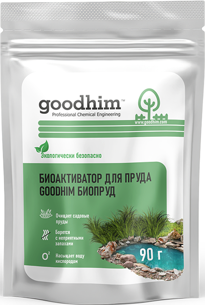 Изображение товара Средство для борьбы с водорослями GoodHim Биопруд / 14778 (9x90г)