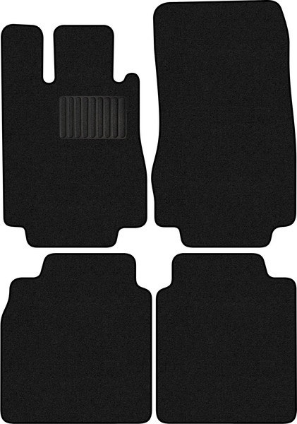 Изображение товара Комплект ковриков для авто Alicosta 0838_1_PR-6 для Mercedes-Benz S-Class IV седан/W220 Long (ворс, черный)