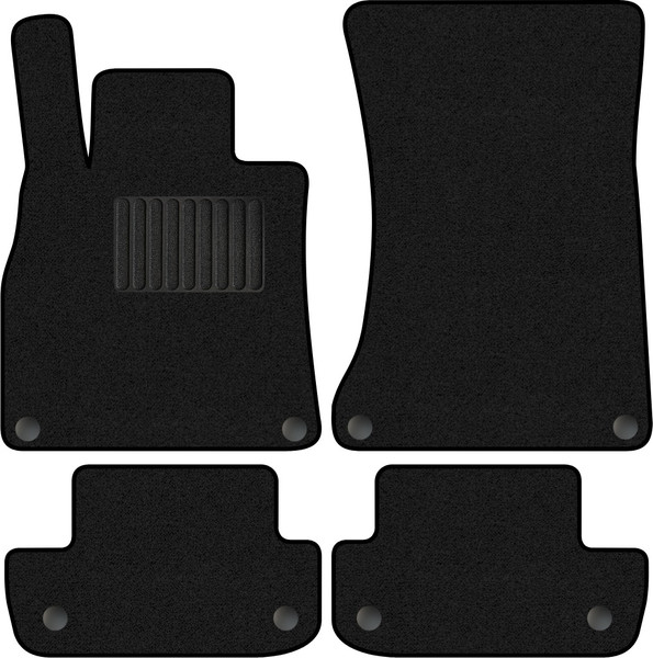 Изображение товара Комплект ковриков для авто Alicosta 0848_1_PR-6 для Mercedes-Benz S-Class VI купе/C217 (ворс, черный)