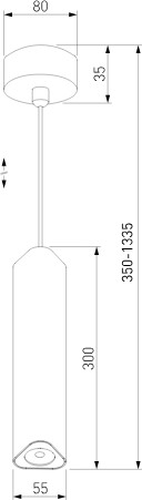 Изображение товара Потолочный светильник Elektrostandard 50310 LED 12W 4000K (белый)