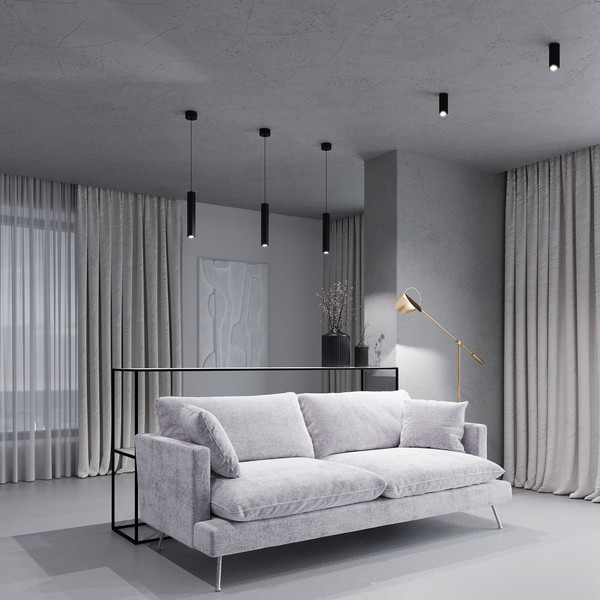 Изображение товара Потолочный светильник Elektrostandard 50310 LED 12W 4000K (черный)