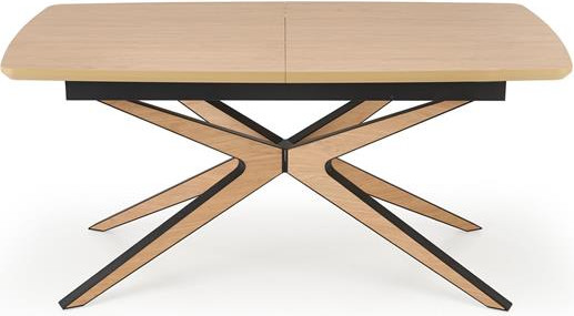 Изображение товара Обеденный стол Halmar James 160-220x90 (натуральный/черный/натуральный)