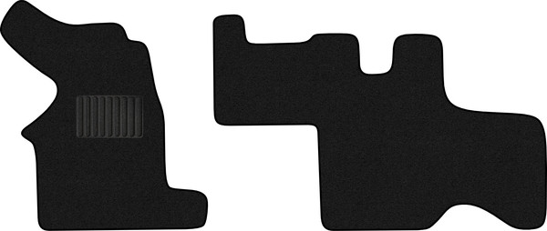 Изображение товара Комплект ковриков для авто Alicosta 2392_1_PR-6 для Volkswagen Multivan IV минивэн/T4 (ворс, черный)