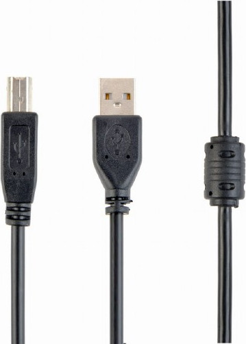 Изображение товара Кабель Cablexpert CCF-USB2-AMBM-6 USB 2.0 A-B (1.8м, черный)