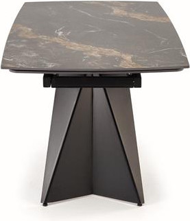 Изображение товара Обеденный стол Halmar Armani (черный мрамор/черный)