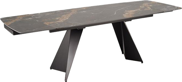 Изображение товара Обеденный стол Halmar Armani (черный мрамор/черный)
