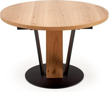 Изображение товара Обеденный стол Halmar Fanis Okragly (натуральный/черный)