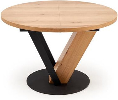 Изображение товара Обеденный стол Halmar Fanis Okragly (натуральный/черный)