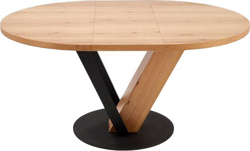 Изображение товара Обеденный стол Halmar Fanis Okragly (натуральный/черный)