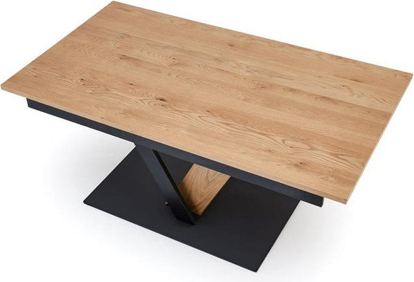 Изображение товара Обеденный стол Halmar Fanis (натуральный/черный)