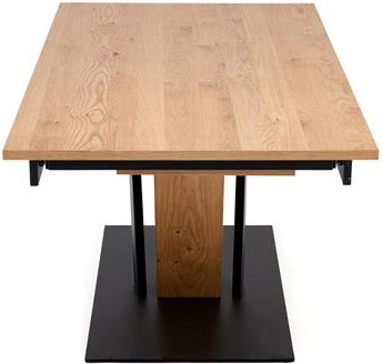 Изображение товара Обеденный стол Halmar Fanis (натуральный/черный)