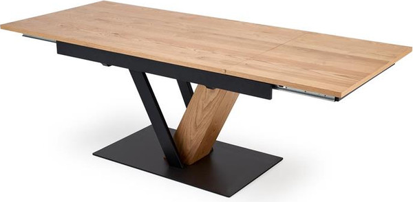 Изображение товара Обеденный стол Halmar Fanis (натуральный/черный)