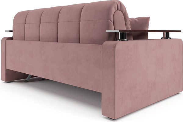 Изображение товара Диван Mebel-Ars Аккордеон Бакли НПБ 155x200 (велюр пудра НВ-178/18)